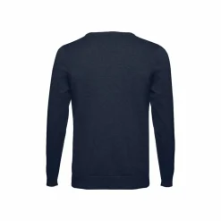 TH Clothes 30149 - Pull col V pour homme en coton et polyamide