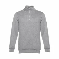 TH Clothes 30163 - Sweat-shirt col zippé unisexe