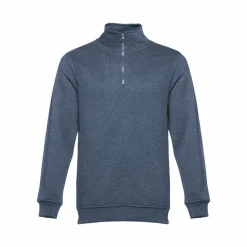 TH Clothes 30163 - Sweat-shirt col zippé unisexe