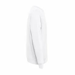 TH Clothes 30265 - Sweat-shirt (unisexe) en éponge italienne sans carte. Couleur blanche