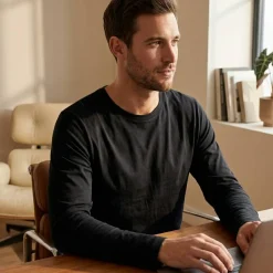 TH Clothes 30124 - T-shirt à manches longues pour homme