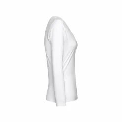 TH Clothes 30125 - T-shirt à manches longues ceinturé pour femmes