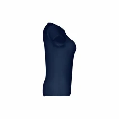 TH Clothes 30106 - T-shirt ceinturé en coton pour femme