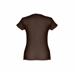 TH Clothes 30106 - T-shirt ceinturé en coton pour femme