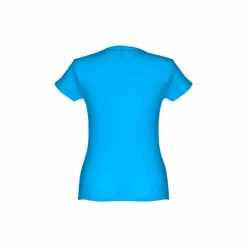 TH Clothes 30106 - T-shirt ceinturé en coton pour femme