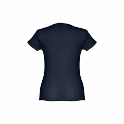 TH Clothes 30106 - T-shirt ceinturé en coton pour femme