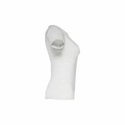 TH Clothes 30106 - T-shirt ceinturé en coton pour femme