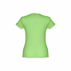 TH Clothes 30106 - T-shirt ceinturé en coton pour femme
