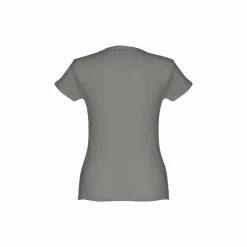 TH Clothes 30106 - T-shirt ceinturé en coton pour femme