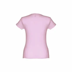 TH Clothes 30106 - T-shirt ceinturé en coton pour femme