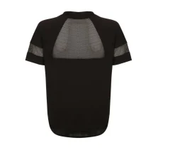 TOMBO TL526 - T-shirt Femme Élégance Tombo avec Détails Mesh