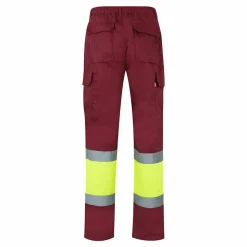 Velilla 36052 - Pantalon bicolore en sergé (210g/m²), doublé, multi-poches, en coton (20%) et polyester (80%)