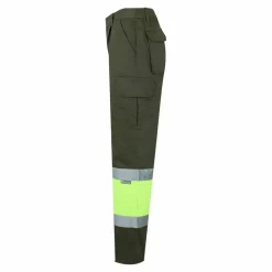 Velilla 36052 - Pantalon bicolore en sergé (210g/m²), doublé, multi-poches, en coton (20%) et polyester (80%)