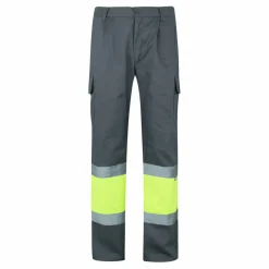 Velilla 36052 - Pantalon bicolore en sergé (210g/m²), doublé, multi-poches, en coton (20%) et polyester (80%)