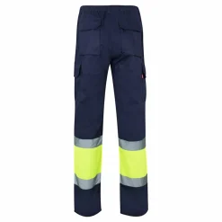 Velilla 36052 - Pantalon bicolore en sergé (210g/m²), doublé, multi-poches, en coton (20%) et polyester (80%)