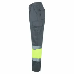 Velilla 36052 - Pantalon bicolore en sergé (210g/m²), doublé, multi-poches, en coton (20%) et polyester (80%)