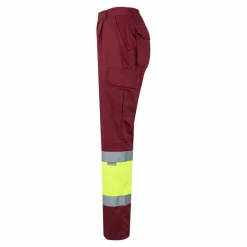 Velilla 36052 - Pantalon bicolore en sergé (210g/m²), doublé, multi-poches, en coton (20%) et polyester (80%)