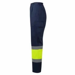 Velilla 36138 - Pantalon bicolore en sergé (190g/m²), en coton (20%) et polyester (80%)