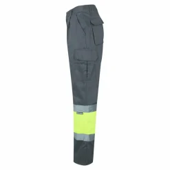 Velilla 36056 - Pantalon bicolore en sergé multipoches (210g/m²), en coton (20%) et polyester (80%)