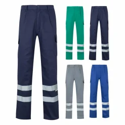 Velilla 36058 - Pantalon sergé, multipoches (200g/m²), en coton (35%) et polyester (65%)