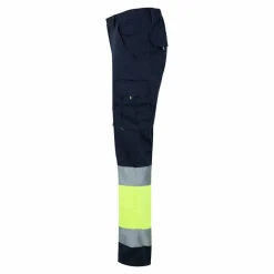 Velilla 36021 - Pantalon stretch multipoches bicolore (240g/m²), en coton (46%), EME (38%) et polyester (16%)