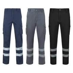 Velilla 36025 - Pantalon stretch multipoches (240g/m²), en coton (46%), EME (38%) et polyester (16%)