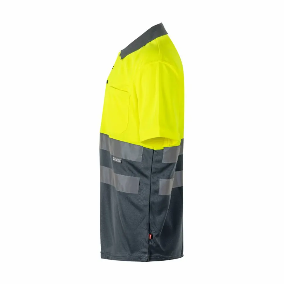 Velilla 36065 - Polo bicolore (160g/m²) à manches courtes, en polyester (100%)