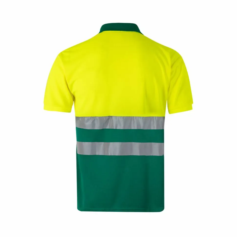 Velilla 36065 - Polo bicolore (160g/m²) à manches courtes, en polyester (100%)