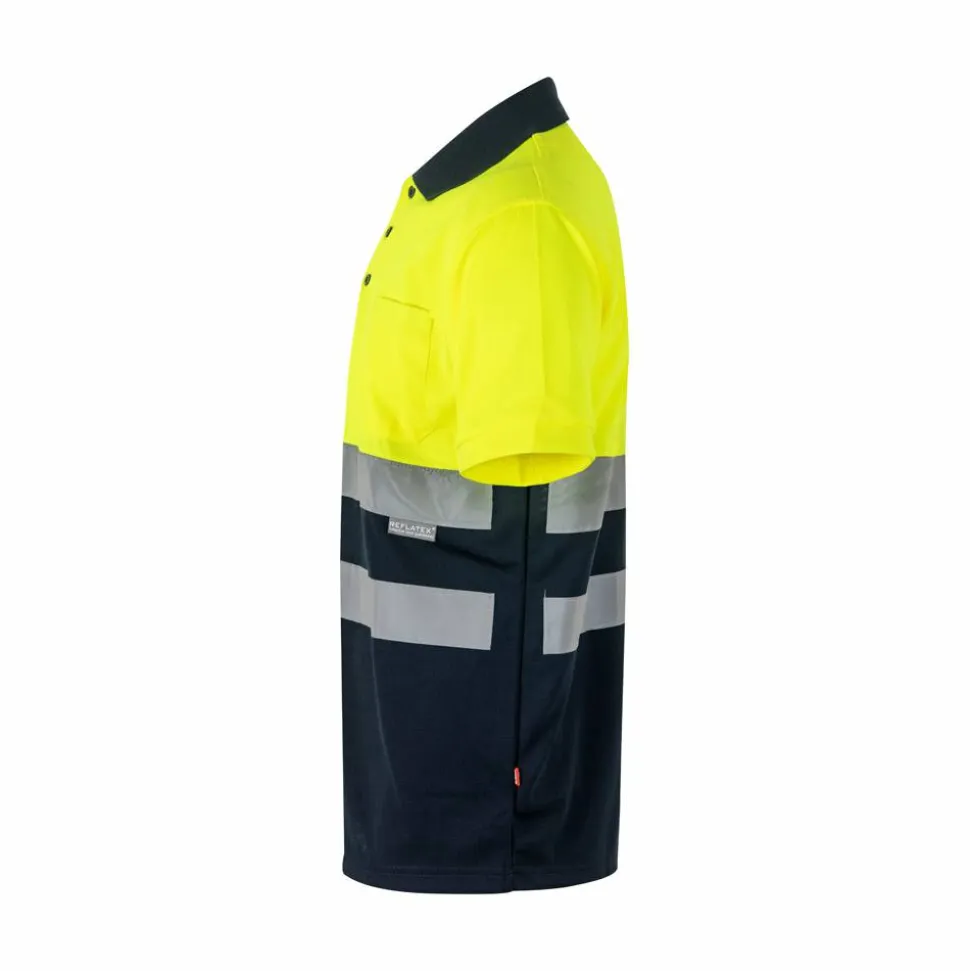 Velilla 36065 - Polo bicolore (160g/m²) à manches courtes, en polyester (100%)