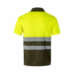 Velilla 36063 - Polo piqué bicolore (160g/m²) à manches courtes, en polyester (100%)