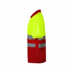 Velilla 36063 - Polo piqué bicolore (160g/m²) à manches courtes, en polyester (100%)