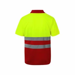 Velilla 36063 - Polo piqué bicolore (160g/m²) à manches courtes, en polyester (100%)
