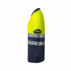 Velilla 36100 - Polo piqué bicolore (150g/m²) à manches courtes, en coton (55%) et polyester (45%)