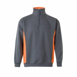 Velilla 36044 - Sweat bicolore en éponge (260g/m²), en polyester (65%) et coton (35%)
