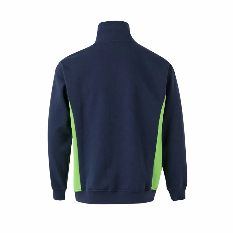 Velilla 36044 - Sweat bicolore en éponge (260g/m²), en polyester (65%) et coton (35%)