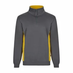 Velilla 36044 - Sweat bicolore en éponge (260g/m²), en polyester (65%) et coton (35%)