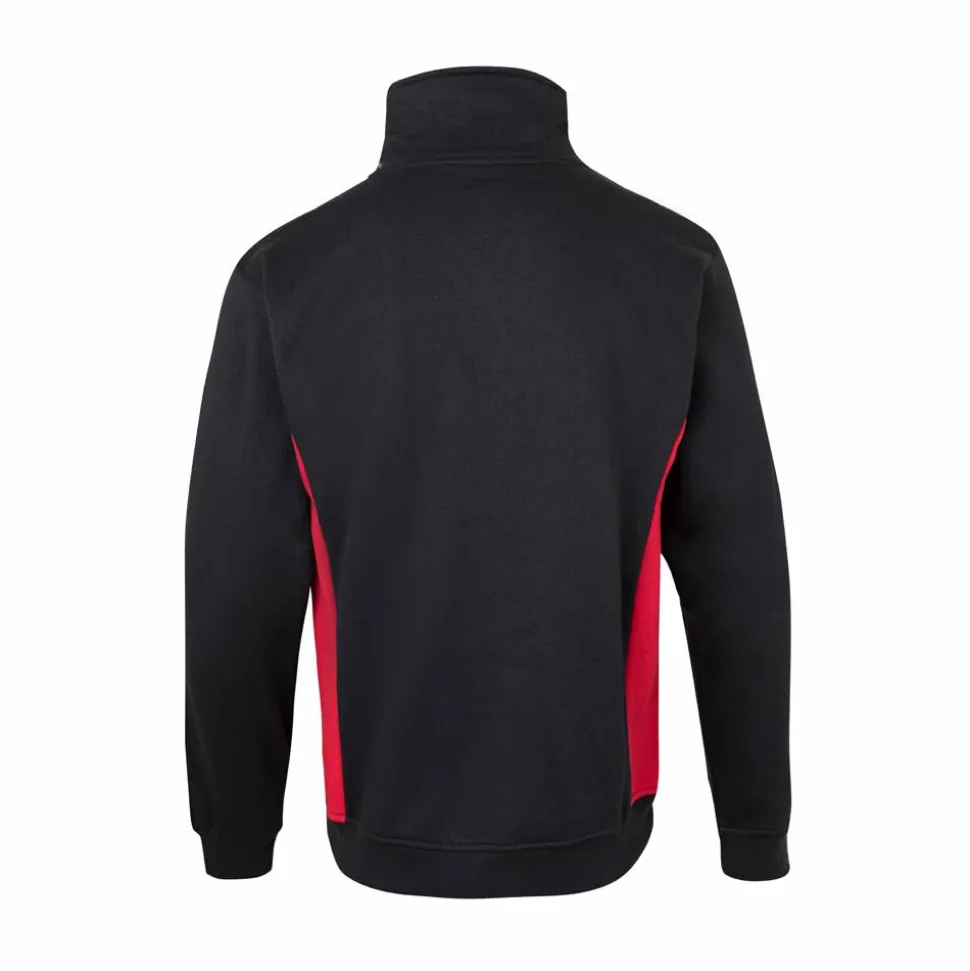 Velilla 36044 - Sweat bicolore en éponge (260g/m²), en polyester (65%) et coton (35%)