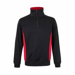 Velilla 36044 - Sweat bicolore en éponge (260g/m²), en polyester (65%) et coton (35%)