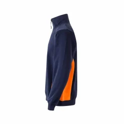 Velilla 36044 - Sweat bicolore en éponge (260g/m²), en polyester (65%) et coton (35%)