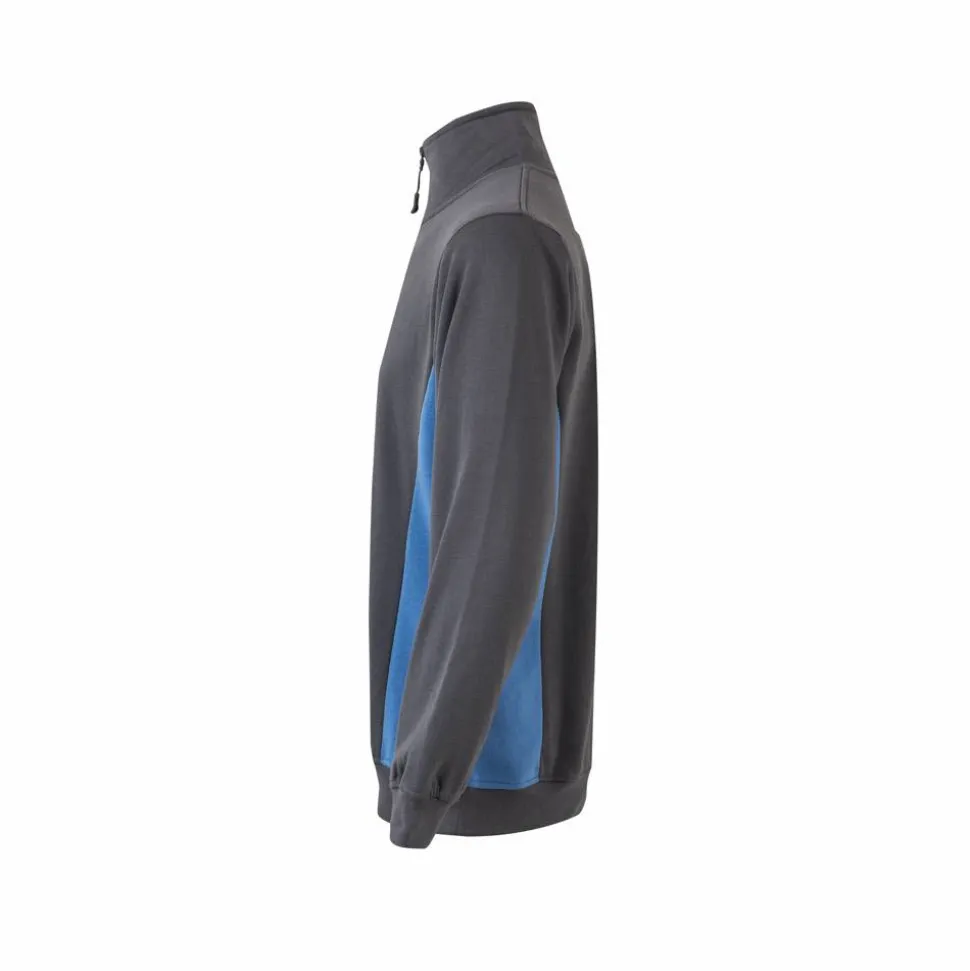 Velilla 36044 - Sweat bicolore en éponge (260g/m²), en polyester (65%) et coton (35%)