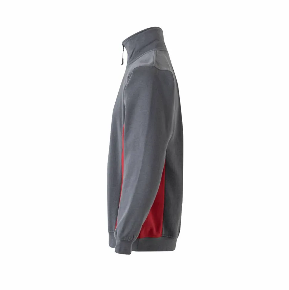 Velilla 36044 - Sweat bicolore en éponge (260g/m²), en polyester (65%) et coton (35%)