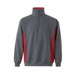 Velilla 36044 - Sweat bicolore en éponge (260g/m²), en polyester (65%) et coton (35%)