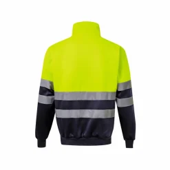 Velilla 36101 - Sweatshirt bicolore (300g/m²) en polyester éponge (100%)