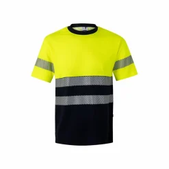 Velilla 36096 - T-shirt piqué bicolore (150g/m²), en coton (55%) et polyester (45%)