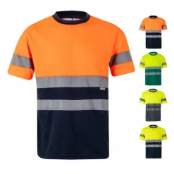 Velilla 36094 - T-shirt technique bicolore (140g/m²), en polyester (100%)