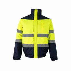 Velilla 36060 - Veste rembourrée bicolore (180g/m²) en polyester (100%), avec finition PU