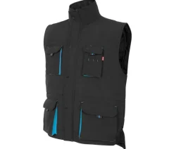 VELILLA V5902 - GILET MATELASSÉ BICOLORE MULTI-POCHES