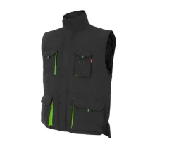 VELILLA V5902 - GILET MATELASSÉ BICOLORE MULTI-POCHES