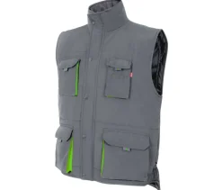 VELILLA V5902 - GILET MATELASSÉ BICOLORE MULTI-POCHES