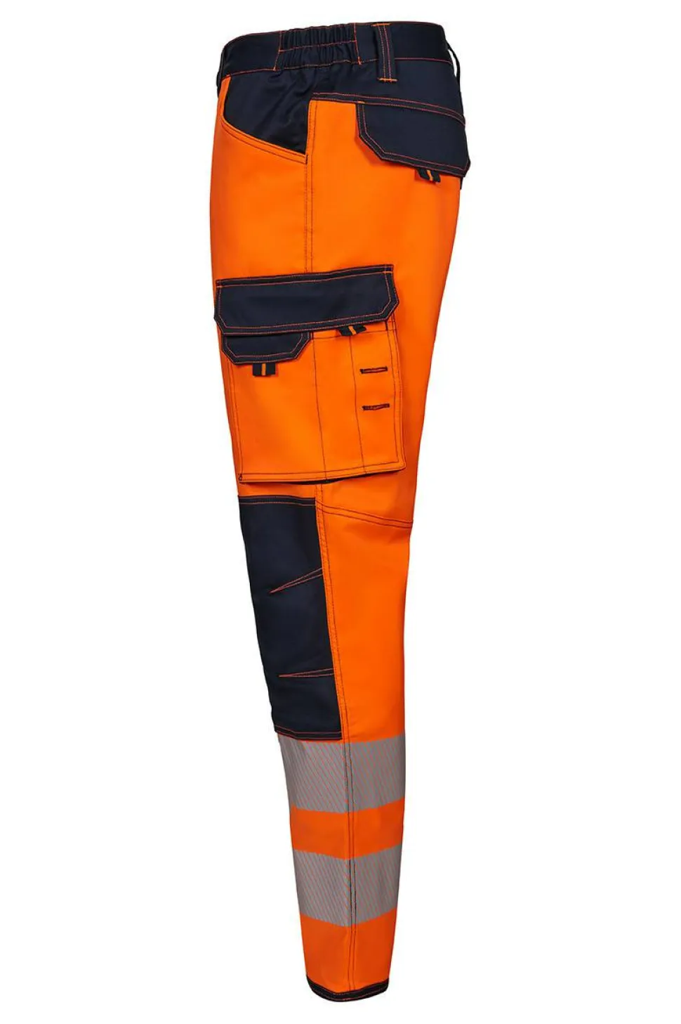 VELILLA V30310 - PANTALON STRETCH AVEC GENOUILLÈRES ET BANDES RÉFLÉCHISSANTES
